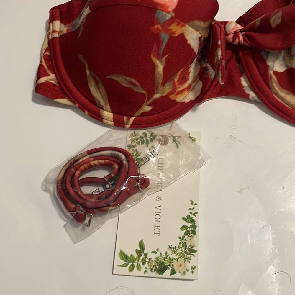 NWT Chelsea and Violet Swim Top Only Size Small - Picture 3 of 7